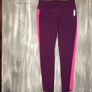 Reebok PlayDry Purple/Pink Workout Pants